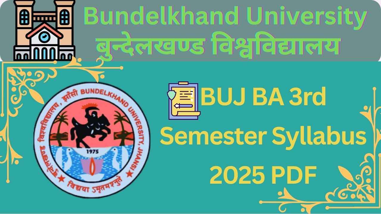 BUJ BA 3rd Semester Syllabus 2025 PDF Download
