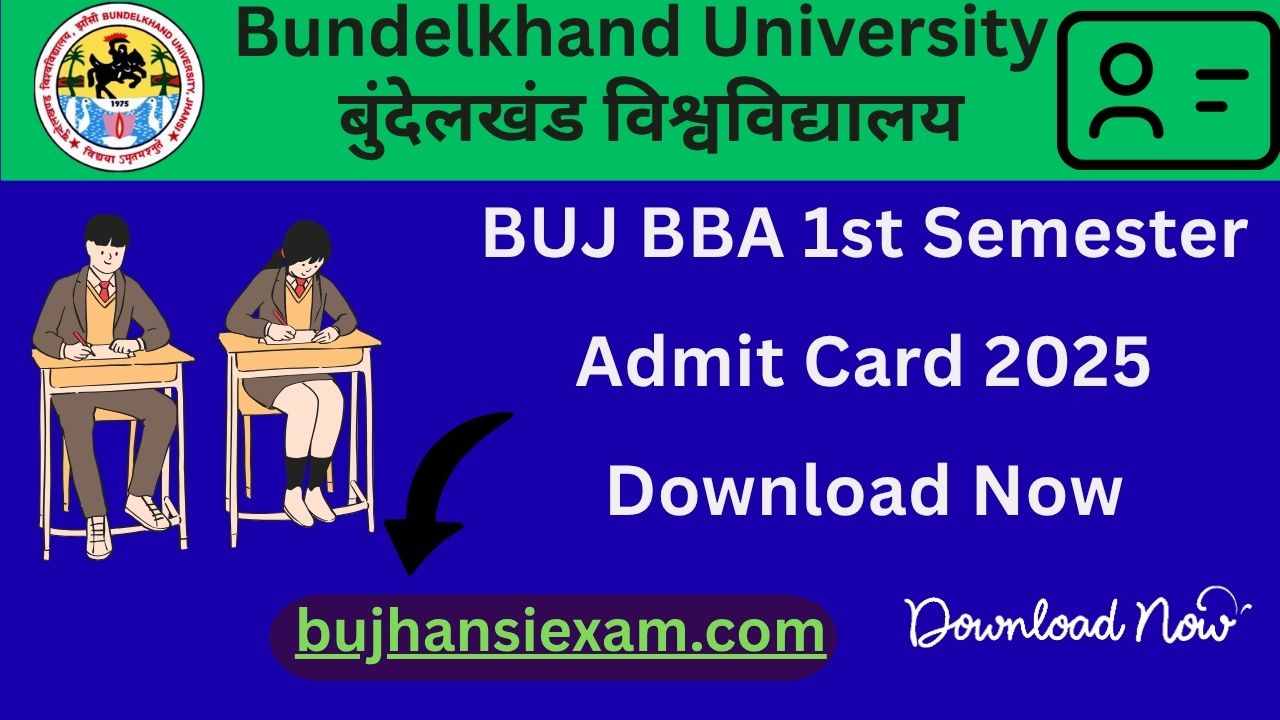 BUJ BBA 1st Semester Admit Card 2025 Download Now