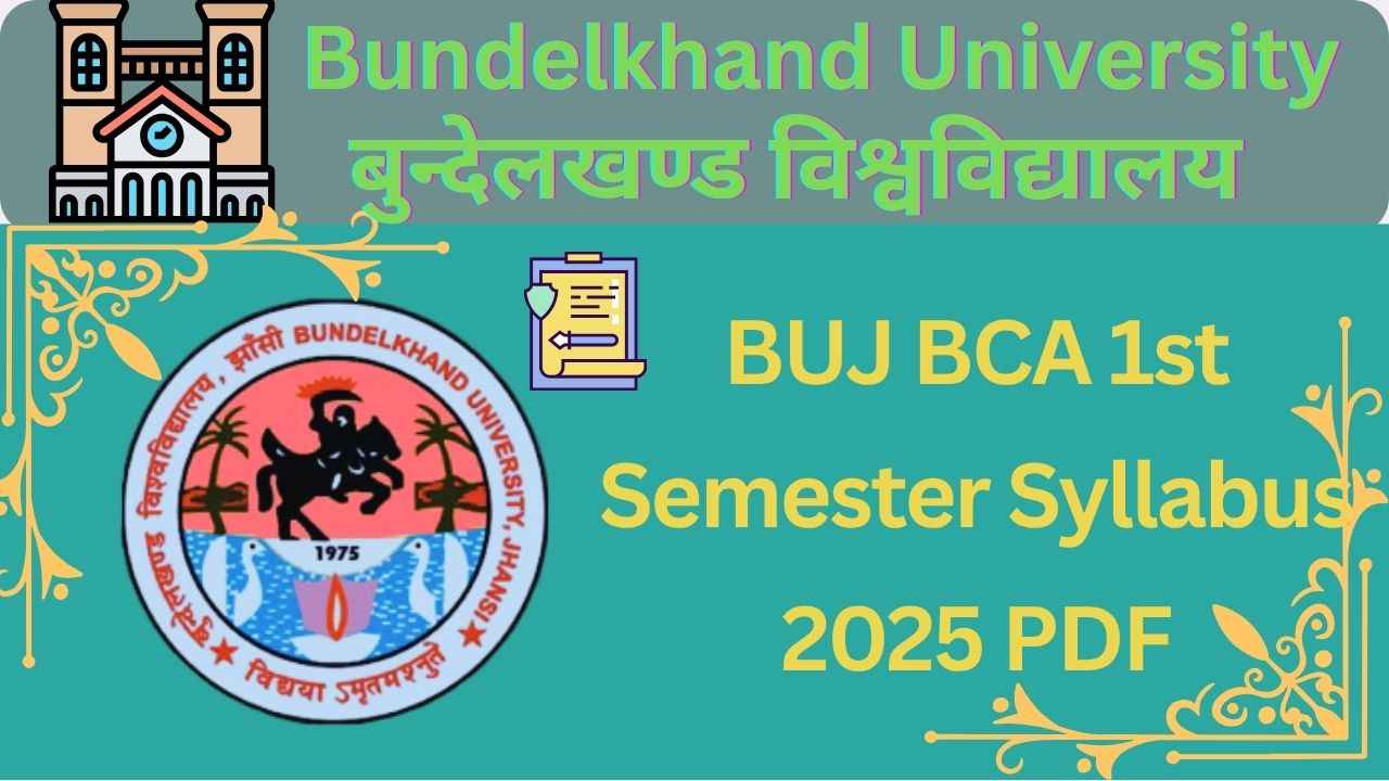 BUJ BCA 1st Semester Syllabus 2025 PDF Download