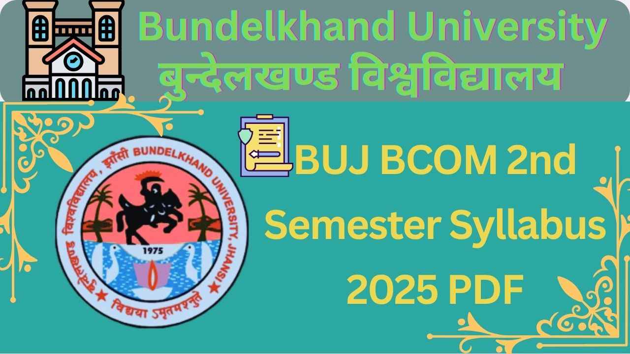 BUJ BCOM 2nd Semester Syllabus 2025 PDF Download