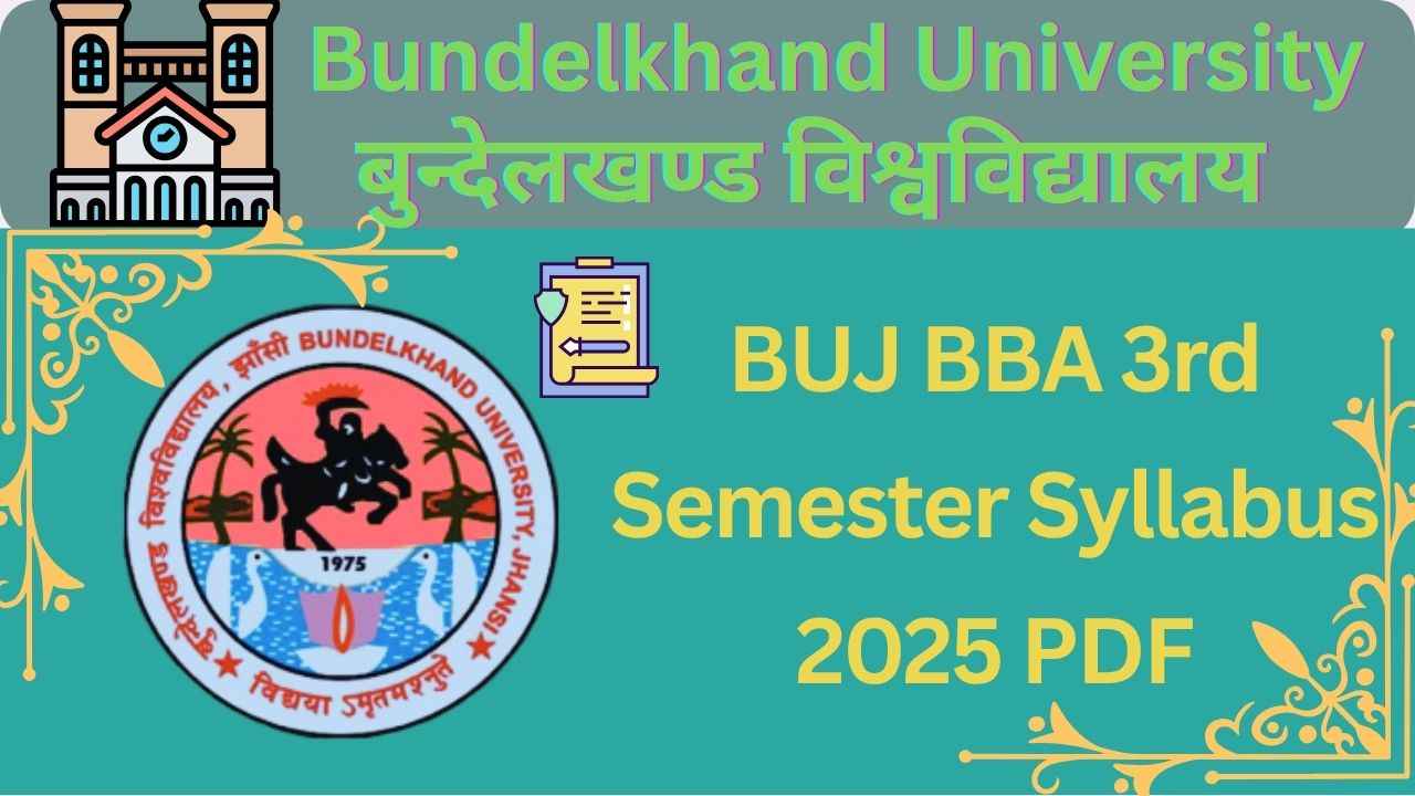BUJ BBA 3rd Semester Syllabus 2025 PDF Download