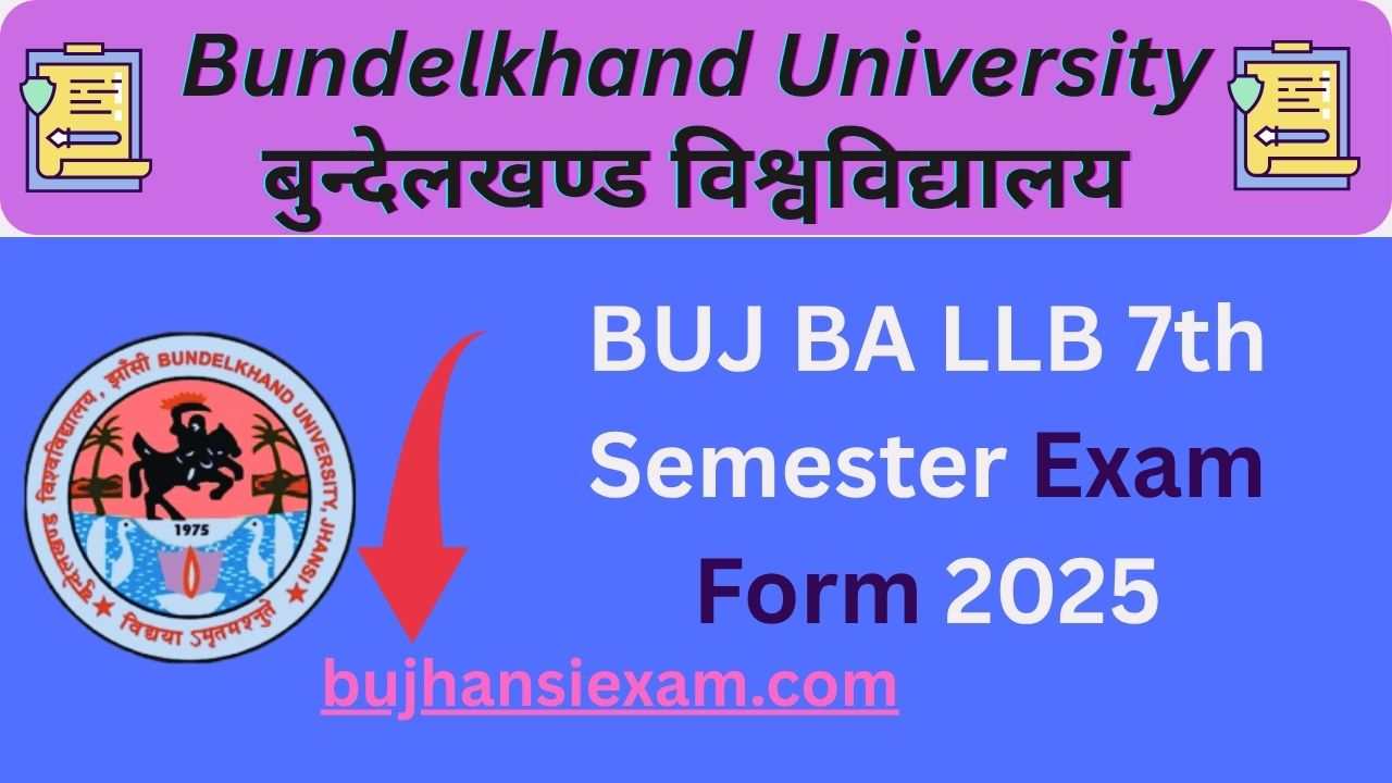 BUJ BA LLB 7th Semester Exam Form 2025