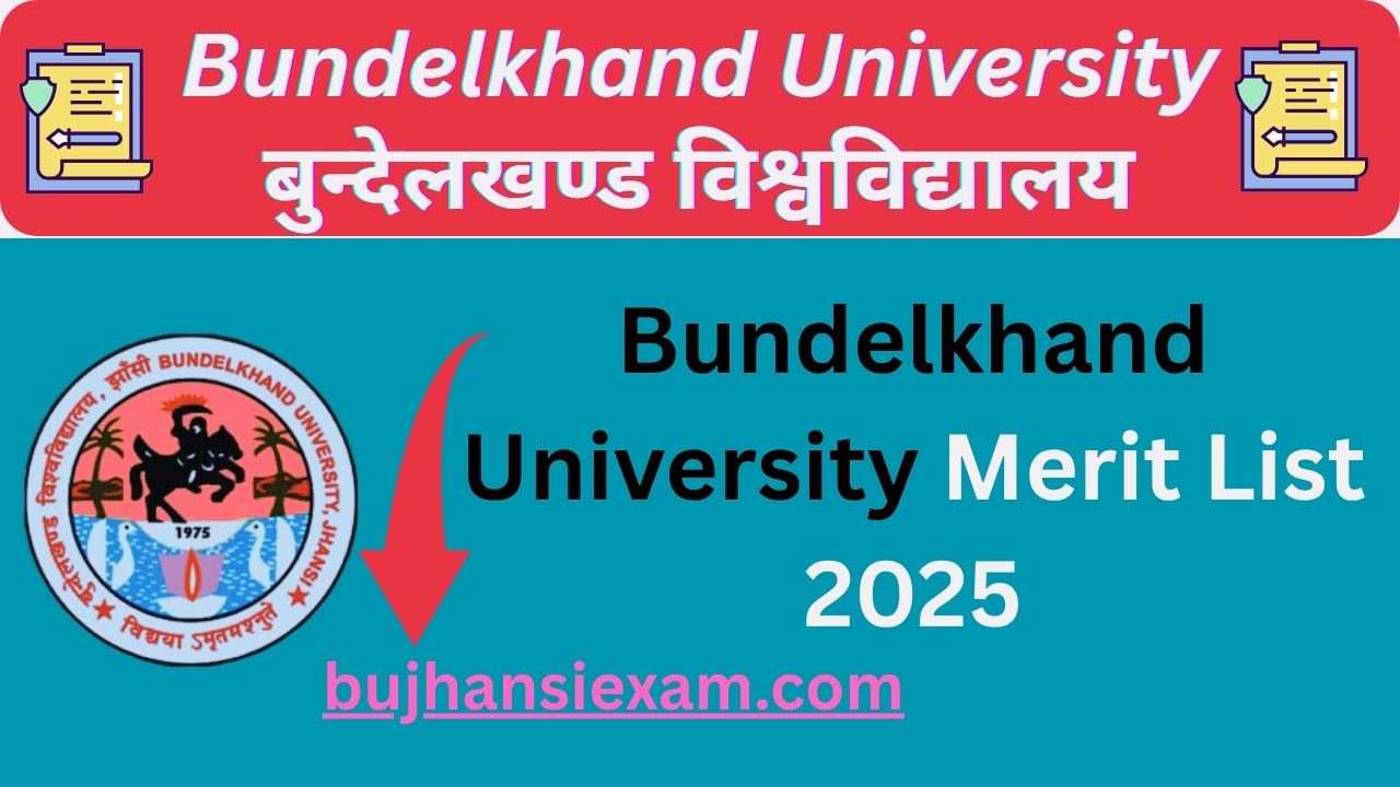 Bundelkhand University Merit List 2025