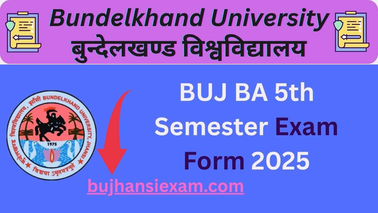 BUJ BA 5th Semester Exam Form 2025