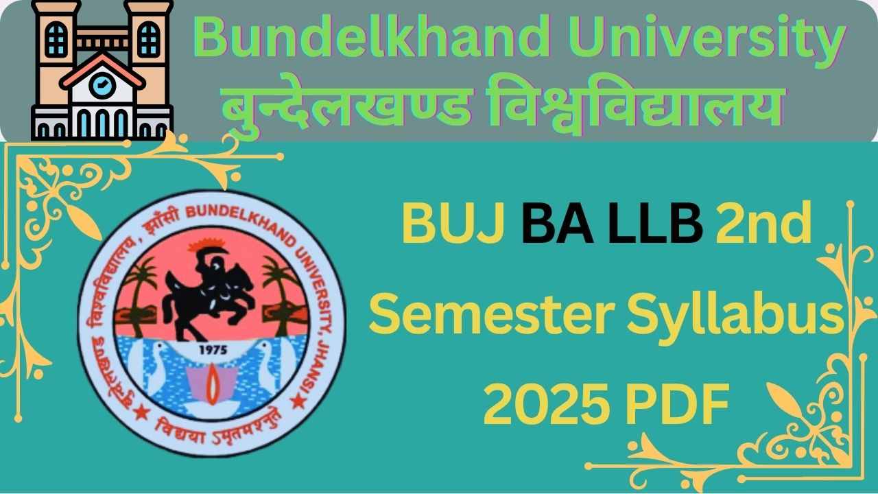 BUJ BA LLB 2nd Semester Syllabus 2025 PDF Download