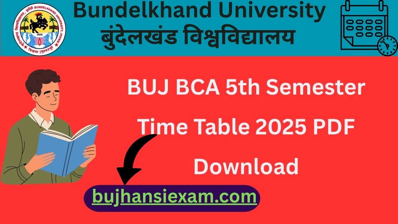 BUJ BCA 5th Semester Time Table 2025 PDF Download