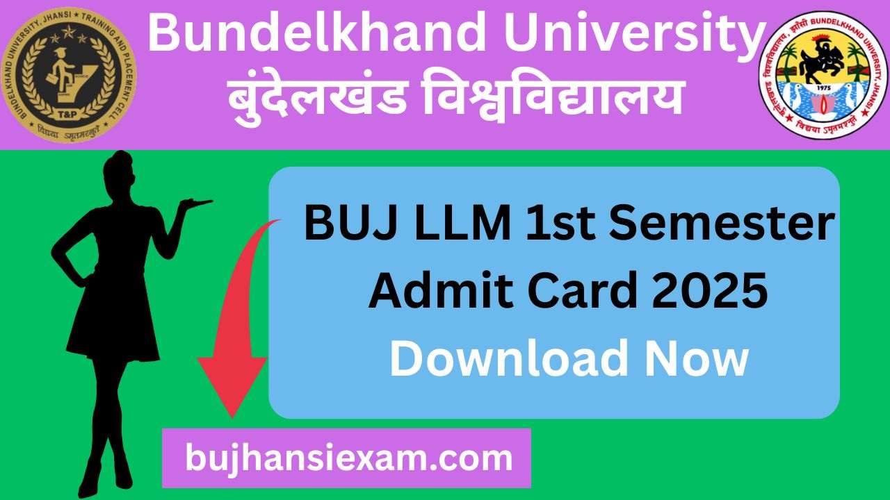 BUJ LLM 1st Semester Admit Card 2025