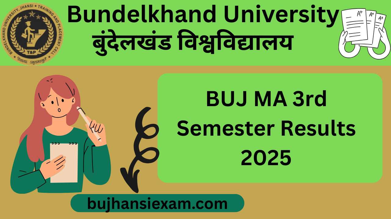 BUJ MA 3rd Semester Results 2025