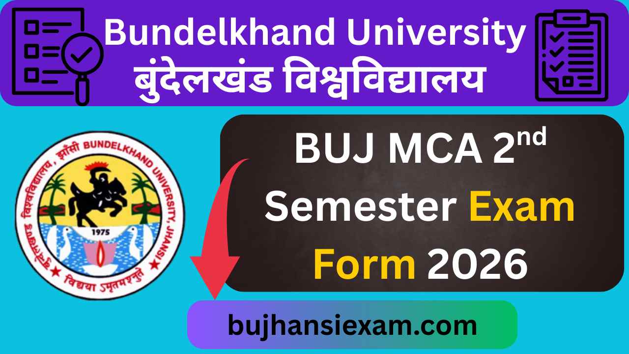 BU Jhansi MCA 2nd Semester Exam Form 2026