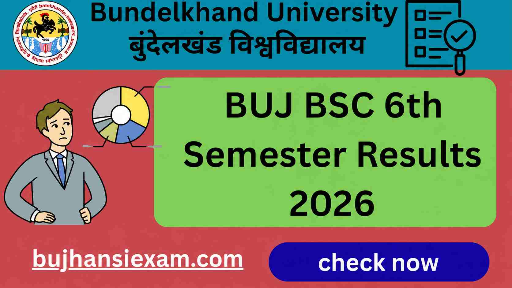 BU Jhansi BSC 6th Semester Results 2026
