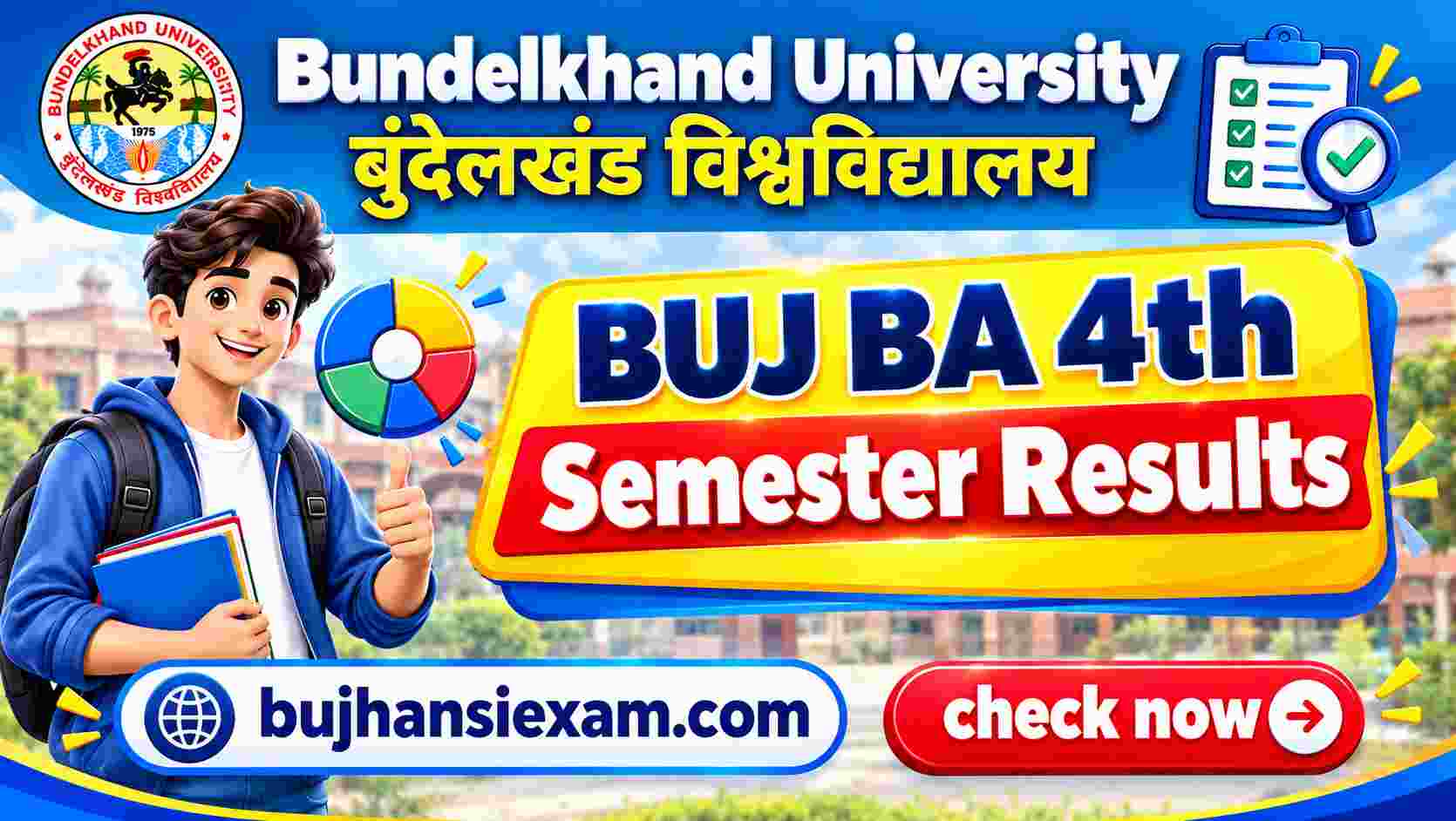 BU Jhansi BA 4th Semester Results 2026